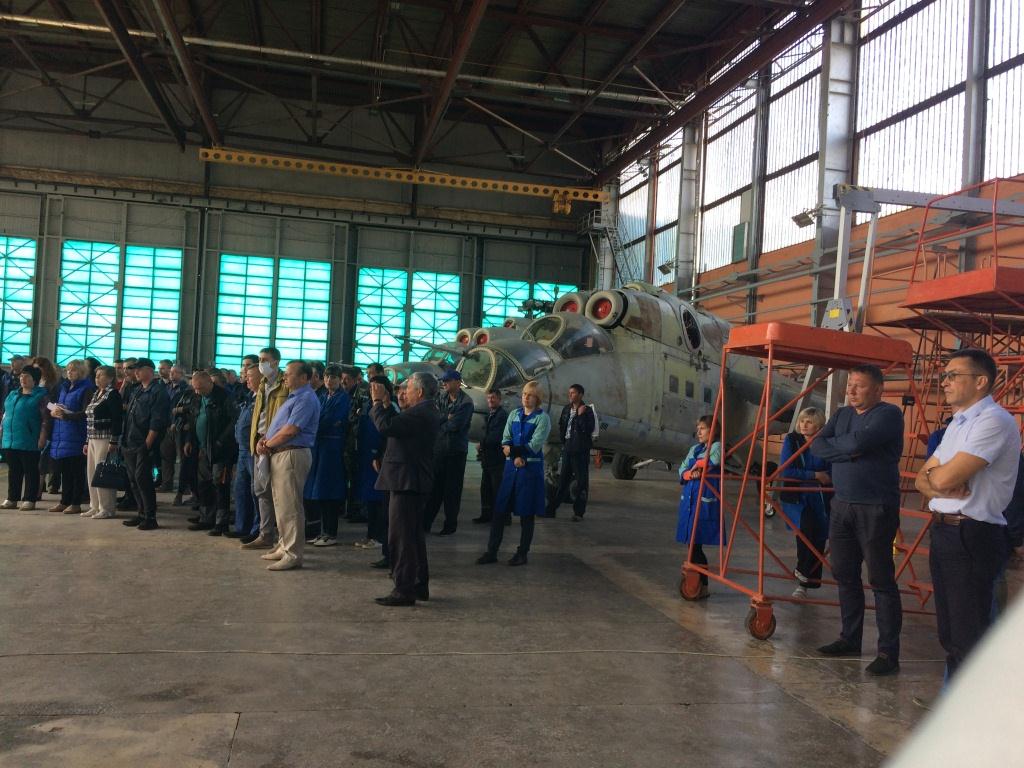 Чествование передовиков производства по случаю Дня ВВС Республики Беларусь